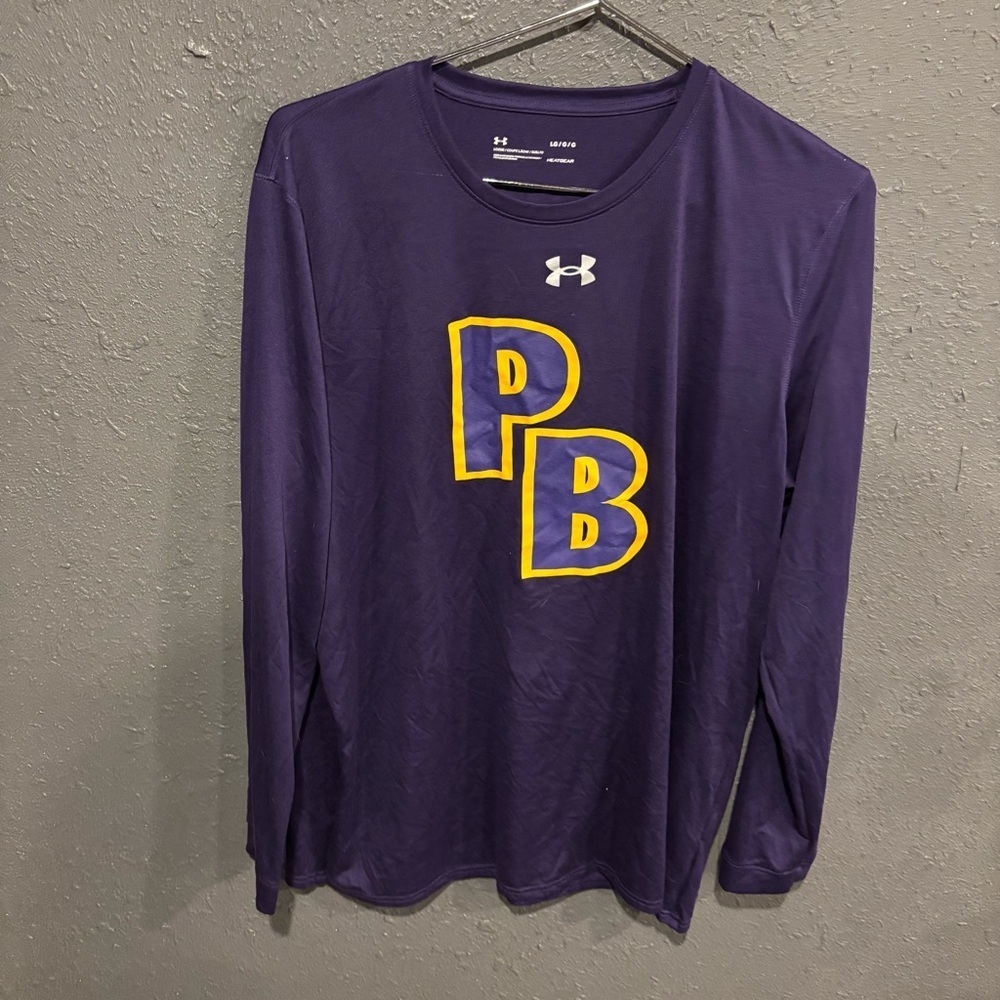 Under Armor Long Sleeve Tee with Bold Graphic